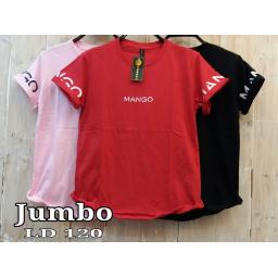 BR17706-3 - MANGO TSHIRT TUMBLR TEE SIZE JUMBO - navy