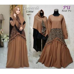 BR17745 - LEOPARDE SYARI JUMBO COKLAT (PU)