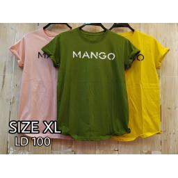 BR17835-2 - MANGO TSHIRT TUMBLR TEE SIZE XL - hijau