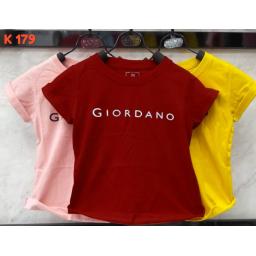 BR17971-8 - GIORDANO KAOS ANAK TSHIRT TUMBLR TEE - size XL maroon