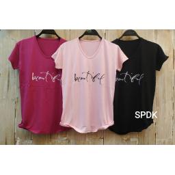 BR18127 - BEAUTIFUL TSHIRT TUMBLR TEE - hitam