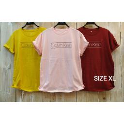 BR18158-2 - CALVIN KLEIN TSHIRT TUMBLR TEE SIZE XL - pink