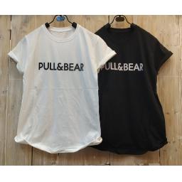 BR18182 - PULL & BEAR TSHIRT TUMBLR TEE - hitam