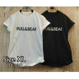 BR18267-1 - PULL & BEAR TSHIRT TUMBLR TEE SIZE XL - putih