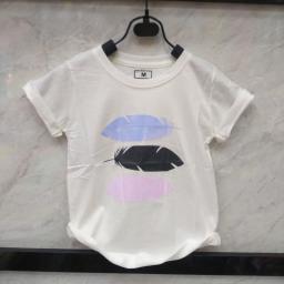 BR18290-2 - SAYAP PUTIH KAOS ANAK TSHIRT TUMBLR TEE - size L