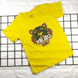 BR18324-2 - KENZO  KUNING KAOS ANAK TSHIRT TUMBLR TEE - size L