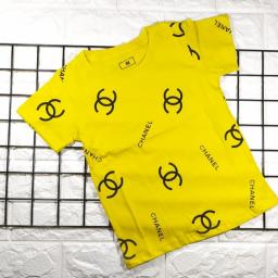 BR18331-2 - CHAN KUNING KAOS ANAK TSHIRT TUMBLR TEE - size L
