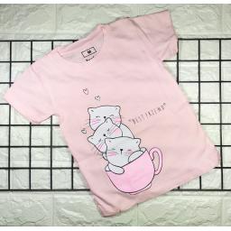 BR18334-3 - BEST FRIEND PINK KAOS ANAK TSHIRT TUMBLR TEE - size XL