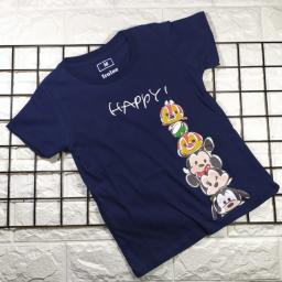 BR18342-2 - HAPPY NAVY KAOS ANAK TSHIRT TUMBLR TEE - size L