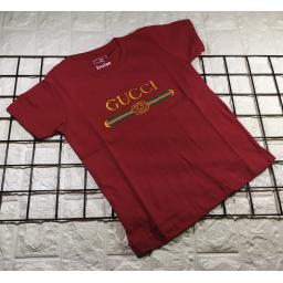 BR18397 - GUCCI MAROON KAOS ANAK TSHIRT TUMBLR TEE - size L