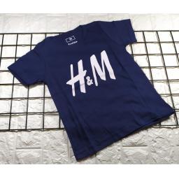 BR18413-2 - HNM NAVY KAOS ANAK TSHIRT TUMBLR TEE - size L
