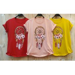 BR18417 - SAYAP TSHIRT TUMBLR TEE - merah