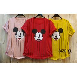 BR18433 - PROMO MICKEY MOUSE  SALUR TSHIRT TUMBLR TEE SIZE XL - pink