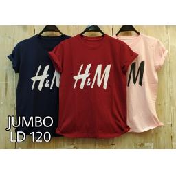 BR18556-1 - HNM TSHIRT TUMBLR TEE SIZE JUMBO - navy