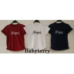 BR18634-3 - BOUJAUR  TSHIRT TUMBLR TEE - size L navy