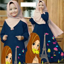 BR18653 - GAMIS ANAK PARIS NAVY