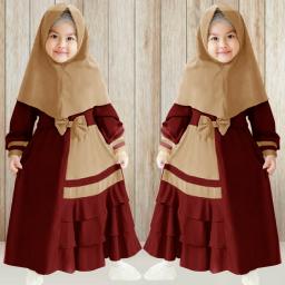BR18670 - FARELLY KIDS MAROON COMBI BROWN