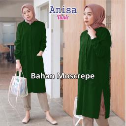 BR18757 - ANISA TUNIK HIJAU BOTOL