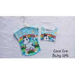 BR18899-5 - UNICORN KAOS ANAK TSHIRT TUMBLR TEE - size M putih