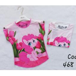 BR18909-2 - LITTLE PONY KAOS ANAK TSHIRT TUMBLR TEE - size 12 pink
