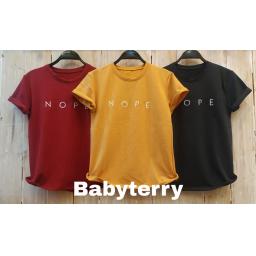 BR18982-9 - NOPE TSHIRT TUMBLR TEE - size 3XL hitam