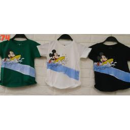 BR18996 - MICKEY KAOS ANAK TSHIRT TUMBLR TEE - size L hitam