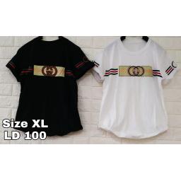 BR19000 - GUCCI TSHIRT TUMBLR TEE SIZE XL - hitam