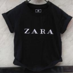 BR19003-1 - ZARA HITAM KAOS ANAK TSHIRT TUMBLR TEE - size M