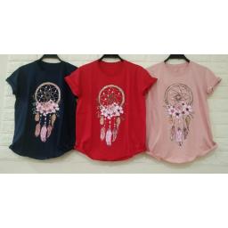 BR19038 - SAYAP TSHIRT TUMBLR TEE - navy