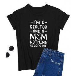 BR19064 - I M A REALTOR HITAM TSHIRT TUMBLR TEE