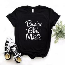 BR19090 - BLACK GIRL MAGIC HITAM TSHIRT TUMBLR TEE