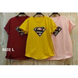 BR19110 - SUPERMAN TSHIRT TUMBLR TEE - maroon