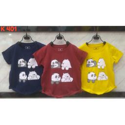 BR19117 - PANDA  KAOS ANAK TSHIRT TUMBLR TEE - size M navy