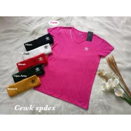 BR19121-1 - KAOS OLAHRAGA ADIDAS - hijau army