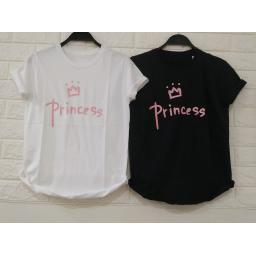 BR19126 - PRINCESS TSHIRT TUMBLR TEE - hitam