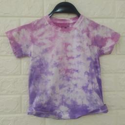 BR19178 - KAOS ANAK TIE DYE LAVENDER - size M