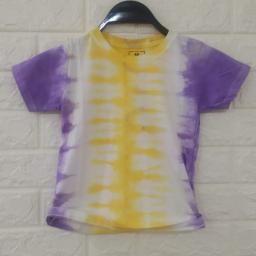 BR19183 - KAOS ANAK TIE DYE KUNING - size M