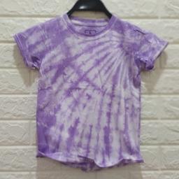 BR19187-3 - KAOS ANAK TIE DYE LAVENDER - size XL