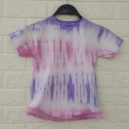 BR19190 - KAOS ANAK TIE DYE PURPLE Size L