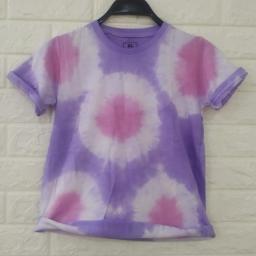 BR19195 - PROMO KAOS ANAK TIE DYE LAVENDER - size XL