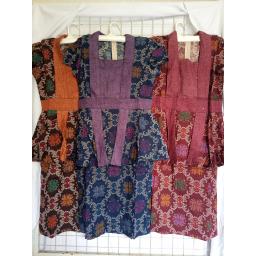BR19422-3 - DRESS BATIK - maroon