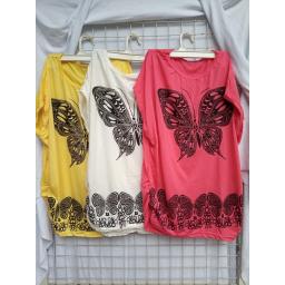 BR19426-1 - ATASAN  BUTTERFLY - kuning