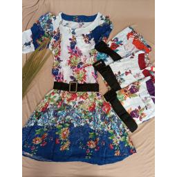 BR19455-3 - DRESS FLOWER - maroon