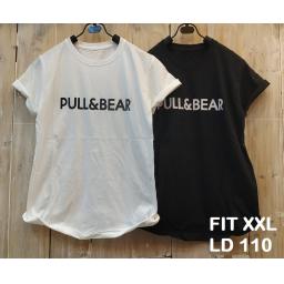 BR19459 - PULL & BEAR TSHIRT TUMBLR TEE SIZE 2XL - putih