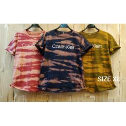 BR19513-3 - CALVIN KLEIN KAOS TIE DYE CALVIN KLEIN SIZE XL - cream