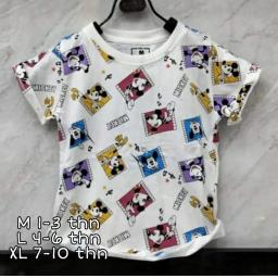 BR19573-3 - MICKEY MOUSE KAOS ANAK TSHIRT TUMBLR TEE - size XL