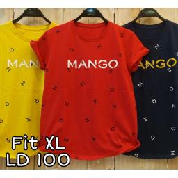 BR19682-2 - MANGO TSHIRT TUMBLR TEE SIZE XL - merah
