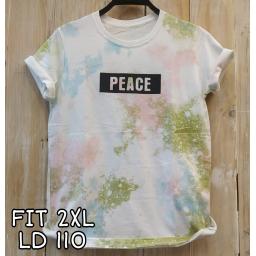 BR19703 - KAOS TIE DYE PEACE SIZE 2XL