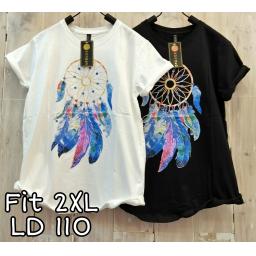 BR19716 - SAYAP TSHIRT TUMBLR TEE SIZE 2XL - putih