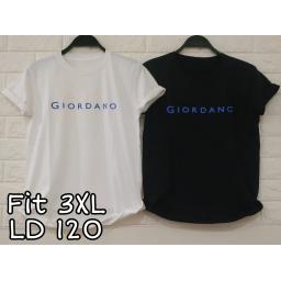 BR19722-1 - GIORDANO TSHIRT TUMBLR TEE SIZE 3XL - putih